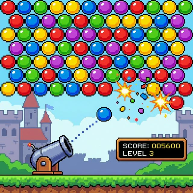 Bubble Booyah — Puzzle 2D minigame