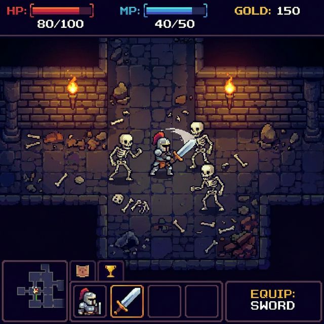 Pyramid Raider — Adventure 2D minigame