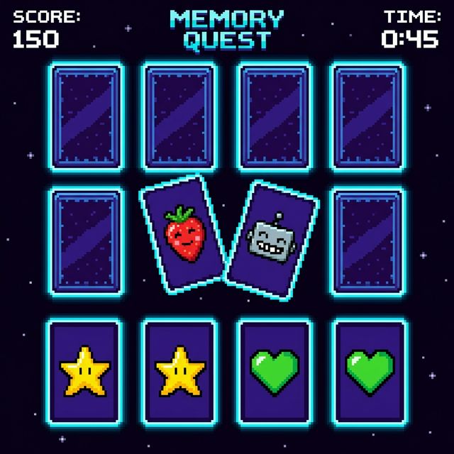 Memory Match — Puzzle 2D minigame