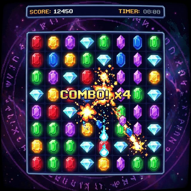 Elematch — Puzzle 2D minigame