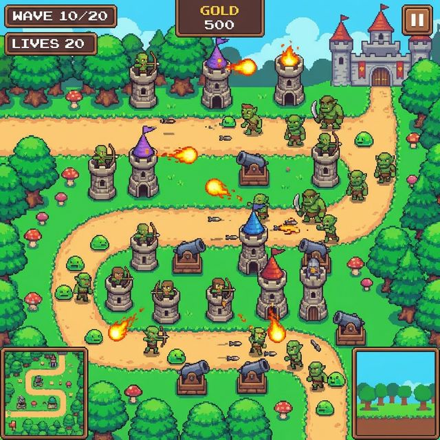 Bally Defender — Defense 2D minigame